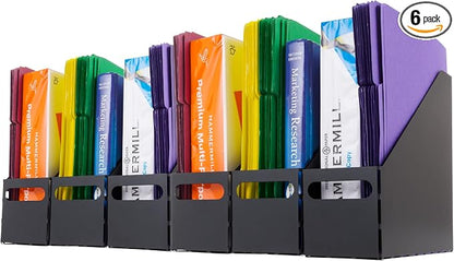 IRIS USA Magazine Holder, Compact File Storage Mini File Organizer by IRISUSA