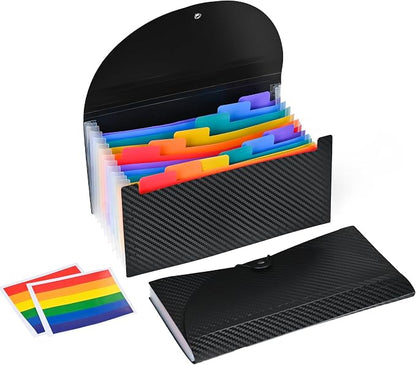 Cesil 2PCS Accordion File Organizer, 13 Pocket Expanding File Folder, by CesilOfficeSupplies