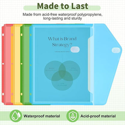 Sooez 30 Pack Binder Folders Organizer - Image 3