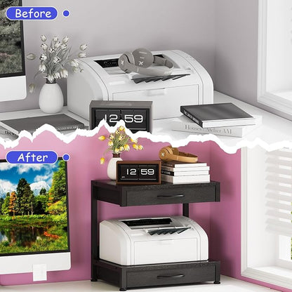 VENNQD 2-Tier Desktop Printer Stand - Image 8