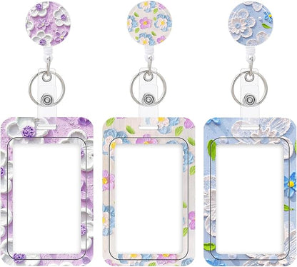 3 Set Heavy Duty Badge Holder by COOKOOKY