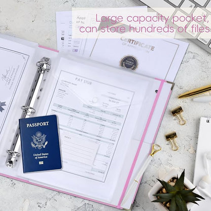 XKDOUS Important Document Organizer Emergency Binder Life Organizer Folio - Image 3