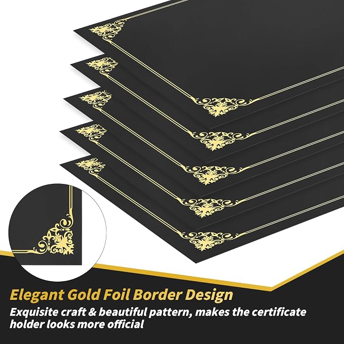 Oleitodh 110 Pcs Certificate Holders Bulk, Document Covers - Image 3