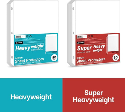 Heavyweight 3-Hole Letter Size Sheet Protectors - Image 6