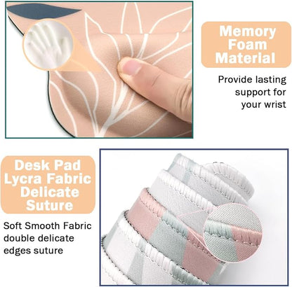4-in-1 Gaming Mouse Pad Wrist Support Set，Desk Pad + Mouse Pad - Image 3