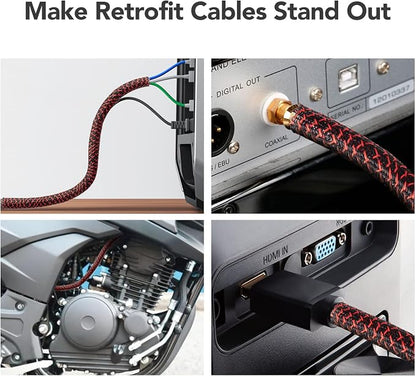 AGPTEK Cable Sleeve, 10ft - Image 3