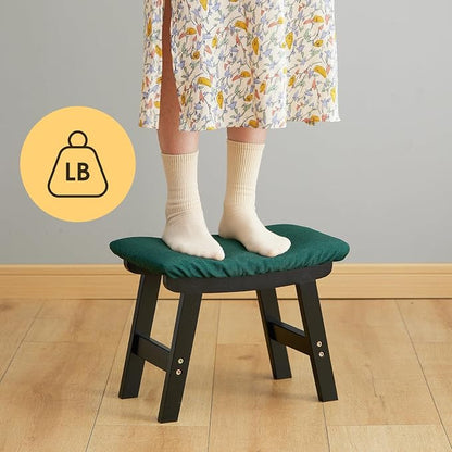 Foot Stool Ottoman Foot Rest Under Desk, Small Stool - Image 4