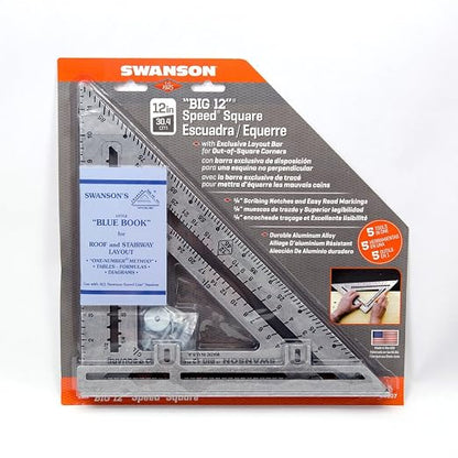 Swanson Tool Co S0107 "Big 12" 12-Inch Speed Square Layout Tool - Image 6