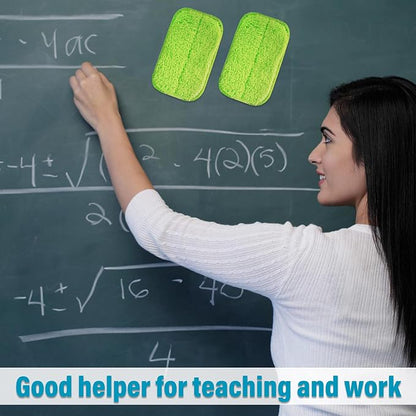2 Packs Chalkboard Eraser Washable Microfiber Cleaning Tool | OSOPOLA 2Pack - Image 5