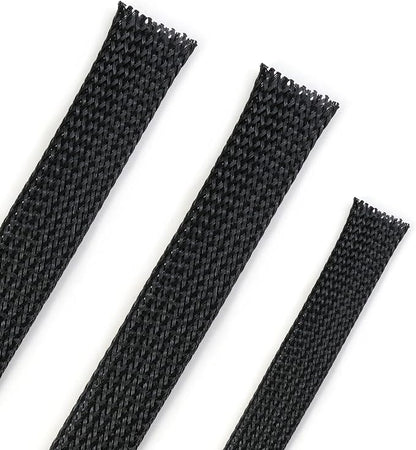 25ft PET Expandable Braided Cable Sleeve 1/3inch Pet Braided Cable Sleeve by PursuingaBetterLife