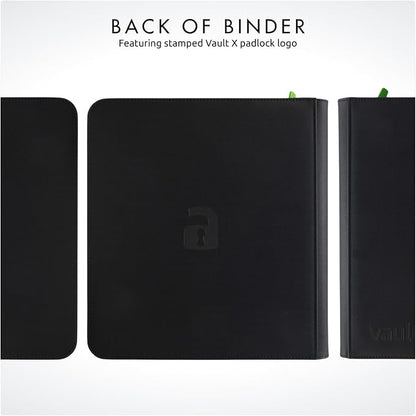 Vault X 12 Pocket Zip Binder, 480 Cards, Exo-Tec Material, 20 Side-Loading Pages - Image 8