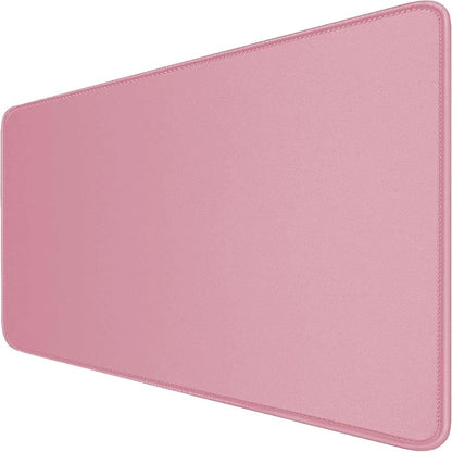 Large Mouse Pad with Stitched Edges, Durable Non-Slip Natural Rubber Base by Hsmienk