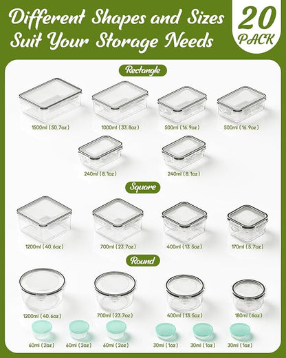 40 Piece Food Storage Containers - Image 2