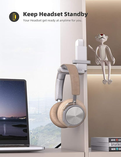 Lamicall Headphone Stand, Sticky Headset Hanger - Image 4