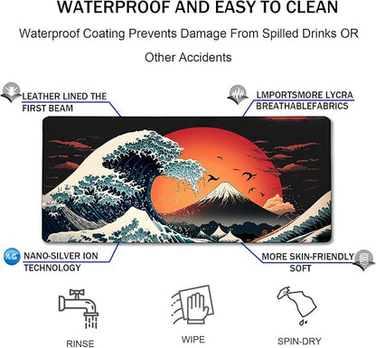 Big Mouse Pad, Upgrade Durable 31.5"x15.7" Larger Extended Mouse Pad - Image 4