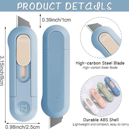 4 PSC Box Cutter, Retractable Box Opener, Package Opener, Easy Slide - Image 2