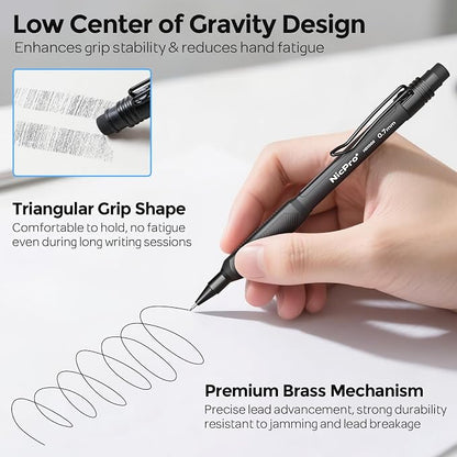 Nicpro 0.7 mm Mechanical Pencil Set - Image 3