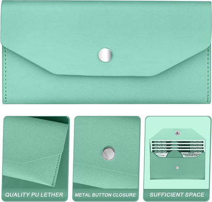 Pu Leather Cash Envelope Wallet - Image 3