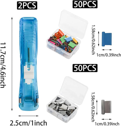 Pine & Linen 2pcs Handheld Papers Clip Dispenser - Image 2