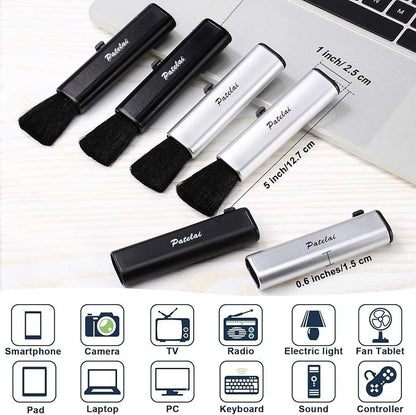 Patelai 6 Pack Retractable Keyboard Cleaning Brushes, Anti-Static Soft Bristle - Image 5
