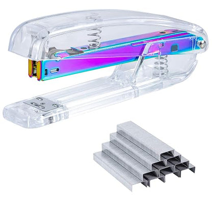 Colorful Acrylic Stapler Set | Durable Spring, 1000 Staples, Office & School - Image 5