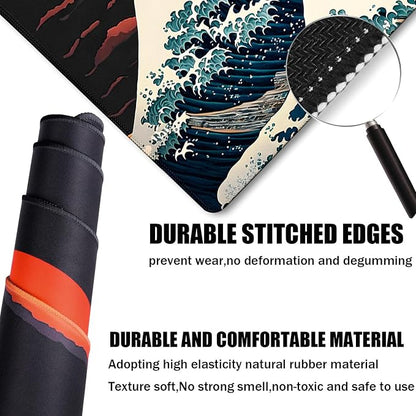 Big Mouse Pad, Upgrade Durable 31.5"x15.7" Larger Extended Mouse Pad - Image 2