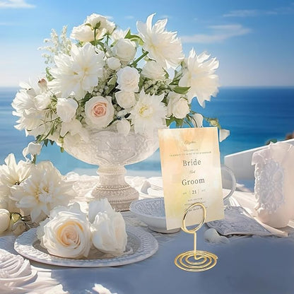 UMETDO 30PCS Table Number Holders Place Card Holder - Image 5