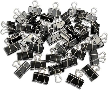Ykimok 40Pcs Medium Binder Clips, 1.25 inch, Paper Clamps Medium Size - Image 8