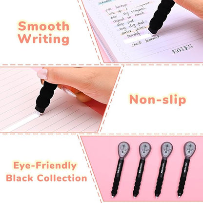Temiary 4 Pcs White Correction Tape Pen, 19.69 ft Smooth Pull Out Tape Pens - Image 4
