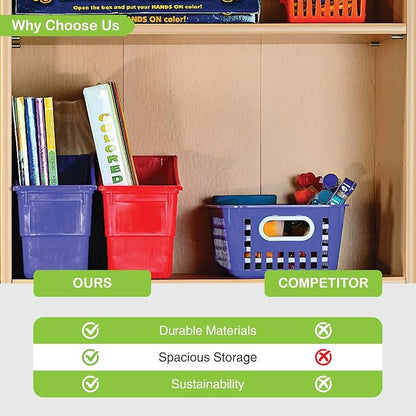 Fun Express Magazine Holder Book Bins 6 Pack - Image 6