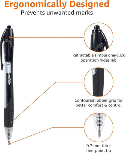 Amazon Basics Retractable Gel Ink Pens - Image 4