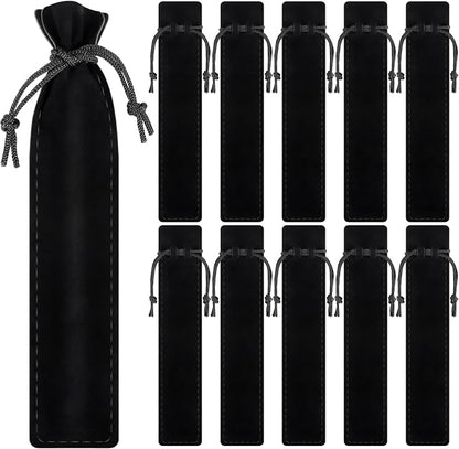 WFPLUS 50 Pieces Velvet Pen Pouch by WFPLUS