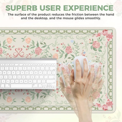 iCasso Green Desk Mat, Cute Desk Pad - Image 4