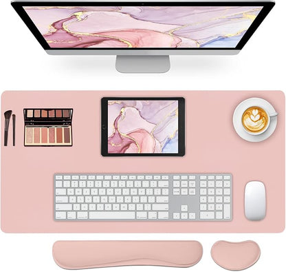 Desk Pad Mat Set, 3-in-1 Large Mouse Pads by Meetcolor