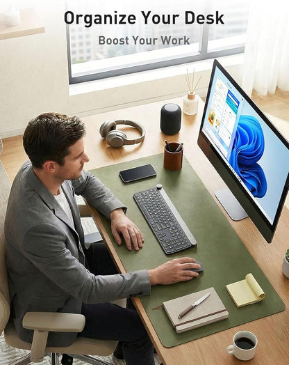 Aothia Faux Leather Desk Mat - Image 4