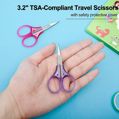 SCAIKTIG Small Craft Scissors, Sharp Scissors all Purpose, Straight Fine Tips - Image 4