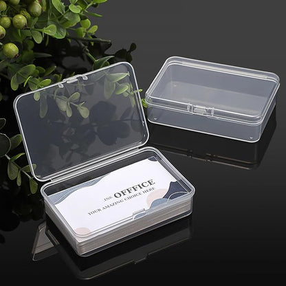 JUXYES 4 Pack Small Plastic Storage Containers Box - Image 6