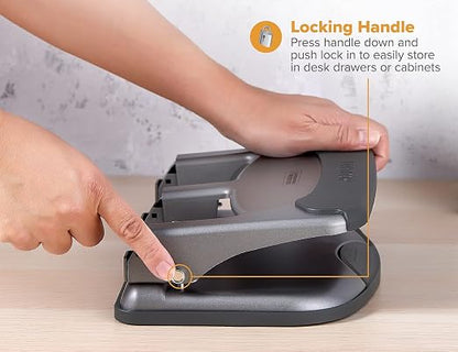 Bostitch Office EZ Squeeze Heavy Duty 3-Hole Punch - Image 3