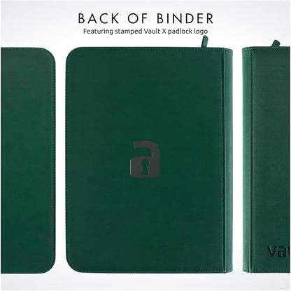 Vault X 9 Pocket Zip Binder, 360 Cards, Exo-Tec Material, 20 Side-Loading Pages - Image 9