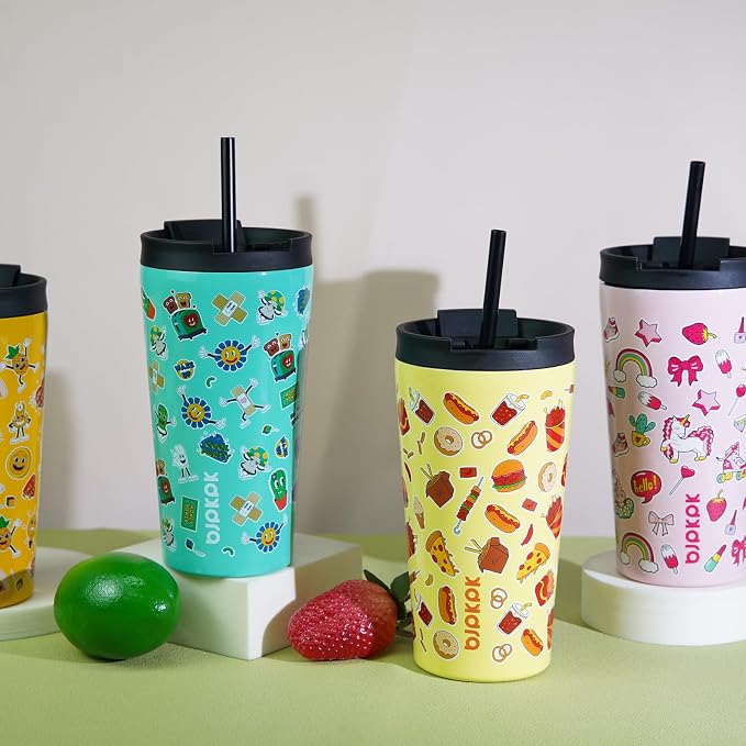 BJPKPK 34oz Stainless Steel Insulated Tumbler With lid And Straw Travel Coffee Thermal Tumblers Cup For Women And Men,Game - Image 6