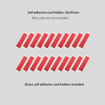 Clear Adhesive Pockets Sleeves, Plastic Self Adhesive Label Holders Pockets - Image 5