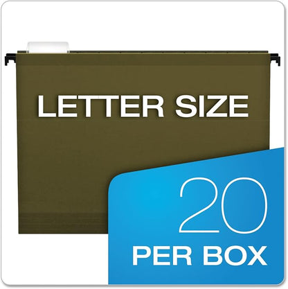 Pendaflex SureHook Reinforced Extra Capacity Hanging Folders, Standard Green - Image 7