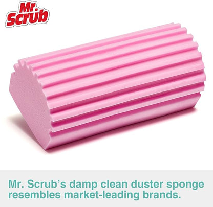 4 Pack Damp Dusting Sponge Duster, Dust Cleaning Sponge, Reusable Household - Image 2