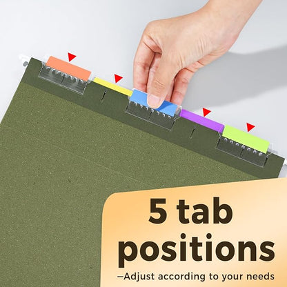SUNEE Hanging File Folders, 6 Pack Letter Size Hanging File Folders - Image 6