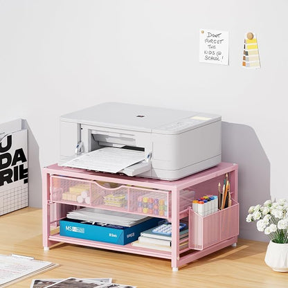 Marbrasse Metal Printer Stand for Desk - Image 2