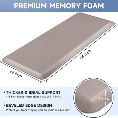 4/5 Inch Thick Kitchen Mats for Floor, StepRite Kitchen Rug for Standing Desk - Image 2