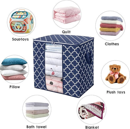 WISELIFE Storage Bags 3 Pack/100L Large Blanket Clothes Organization and - Image 5