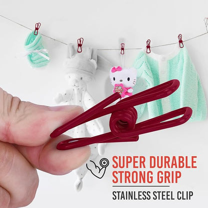 30 Pack Red Chip Bag Clips for Food - Image 3
