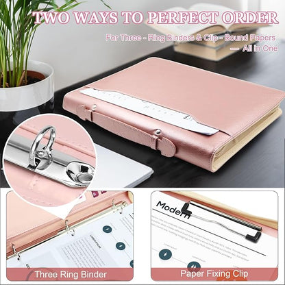 Faux Leather Portfolio Binder - Image 6