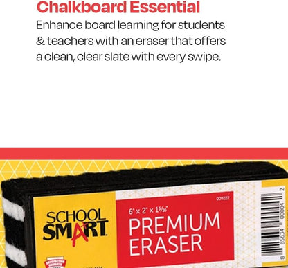 School Smart Premium Chalkboard Eraser - Image 5